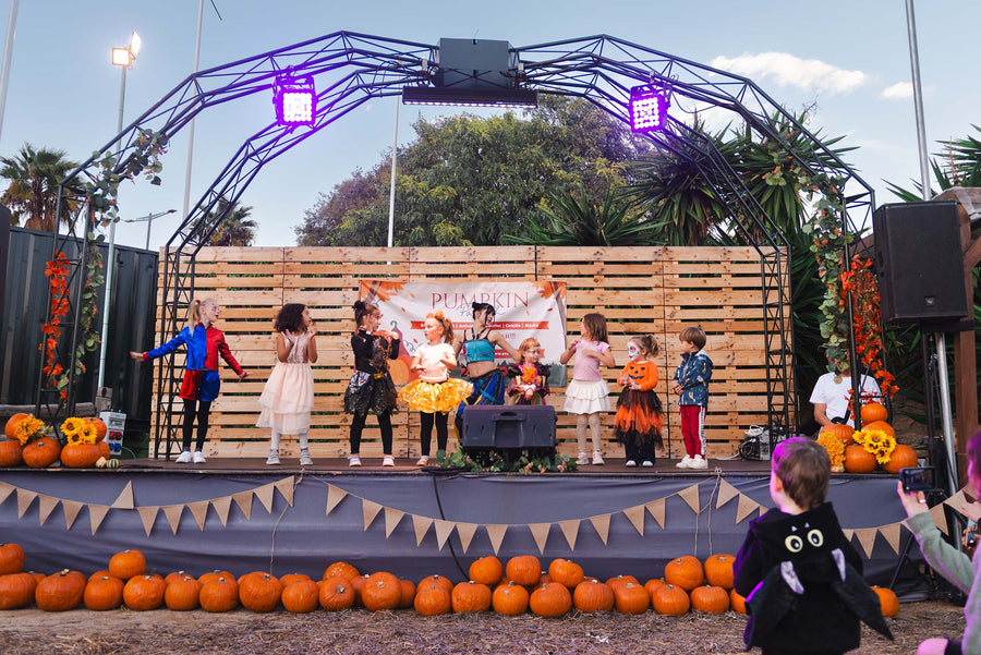 Children performing on the Live Stage