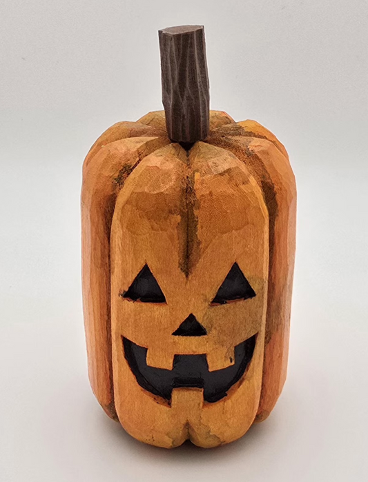Decoración de calabaza de madera Wooden Pumpkin Decor