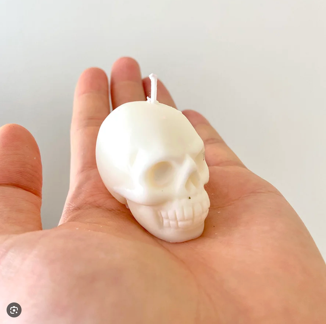 Vela Calavera Pequeña Skull Candle Small